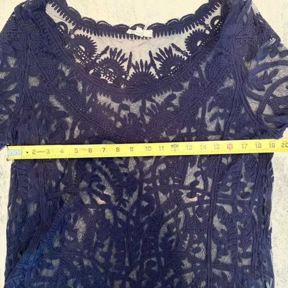 πHOST PICKπ Capri Sioni Sheer Embroidered Top - Picture 7 of 9